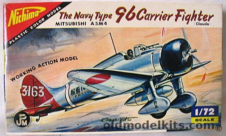 Nichimo 1/72 Type 96 Carrier Fighter, S7202-100 plastic model kit